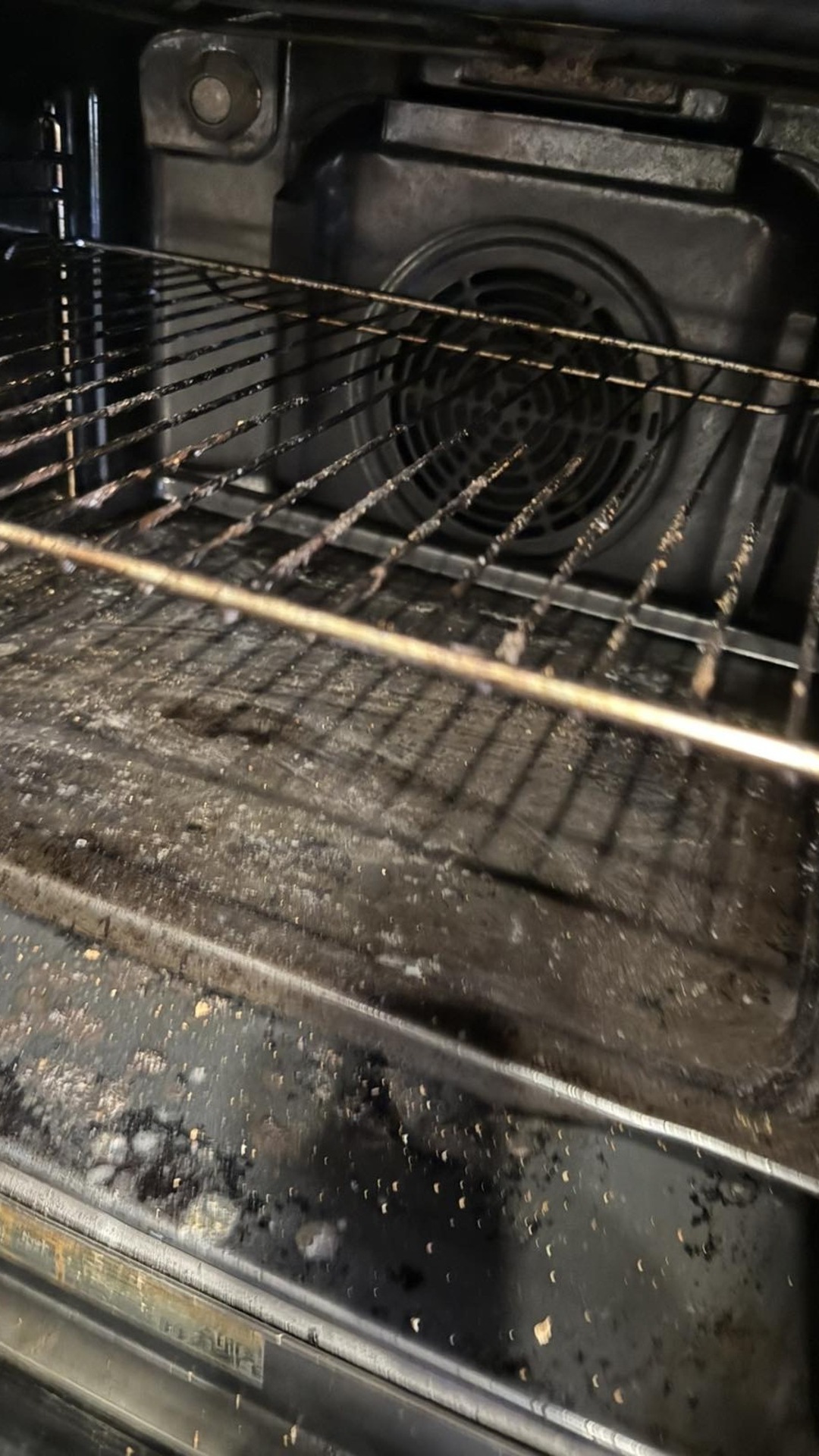 Before photo for Почистване на фурна